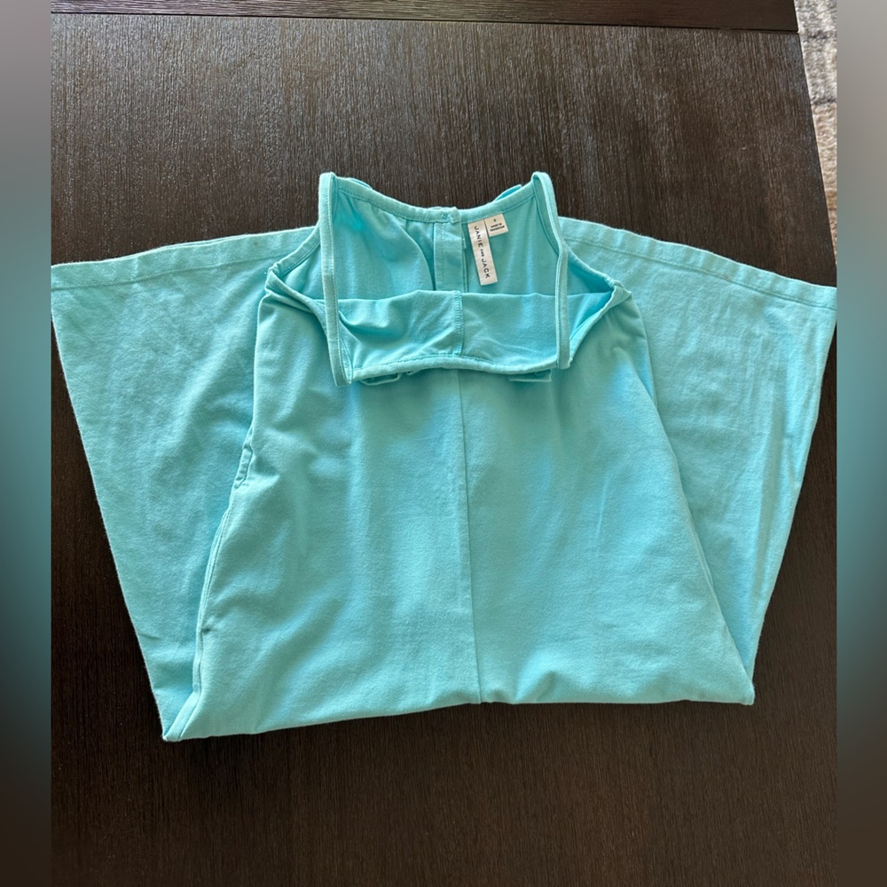 Ruffle Trim wide leg jumpsuit